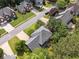 Aerial view of a well-maintained neighborhood featuring mature landscaping and sidewalks at 5013 Kendall Nw Sta, Acworth, GA 30102