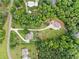Extensive residential area featuring multiple homes surrounded by lush greenery and mature trees at 590 Arthur Rd, Canton, GA 30115