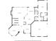 Layout of the first floor with Gathering room, kitchen, dining room, living room and garage at 590 Arthur Rd, Canton, GA 30115