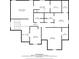 Second floor of a home's floor plan showing layout of the home at 590 Arthur Rd, Canton, GA 30115