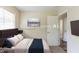 This staged bedroom features a modern design with serene lighting and tasteful decor creating a relaxing atmosphere at 933 Capitol View Nw Ave, Atlanta, GA 30318