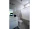 Modern bathroom with a sleek vanity, tile flooring, and a shower-tub combination at 1099 Vista Ne Trl, Atlanta, GA 30324