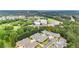 Aerial view of a neighborhood near the Tellus Science Museum surrounded by trees at 18 Mary Ne Ln, White, GA 30184