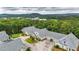 Aerial view of a single-Gathering home with attached garages and manicured landscaping at 18 Mary Ne Ln, White, GA 30184