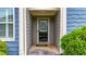 Front door, and front landscaping of a single-Gathering home at 18 Mary Ne Ln, White, GA 30184