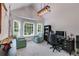 Bright home office with vaulted ceilings and large windows at 638 Oberlochen Way, Douglasville, GA 30134