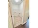 Bright laundry room with overhead rack and hookups at 759 Hennepin Ter, Mcdonough, GA 30253