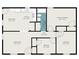 Detailed floor plan showcasing the layout of the home with labelled rooms and dimensions at 130 Driver St, Temple, GA 30179