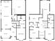 Detailed floor plan of the first and second floors of the house at 255 Kendemere Pointe, Roswell, GA 30075