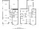 Detailed floor plan of the first and second floors of the house at 255 Kendemere Pointe, Roswell, GA 30075