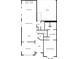 First floor plan featuring large living spaces, kitchen, and primary bedroom at 255 Kendemere Pointe, Roswell, GA 30075