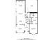 Floor plan of home, showing dimensions and layout of rooms at 255 Kendemere Pointe, Roswell, GA 30075