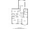 Second floor plan featuring multiple bedrooms and bathrooms upstairs at 255 Kendemere Pointe, Roswell, GA 30075