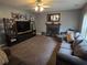 Spacious living room with fireplace and comfortable seating area at 5578 Swanson Rd, Ellenwood, GA 30294