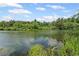 Peaceful waterfront view with a tranquil lake and abundant green foliage for privacy and natural beauty at 6310 Stillwood Ln, Cumming, GA 30041