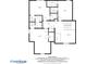Second floor plan with a spacious Gathering room, bedrooms and bathrooms at 6310 Stillwood Ln, Cumming, GA 30041