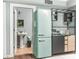 The suite features a mini retro fridge, stainless steel appliances, and a modern shelving at 1496 Shadowrock Dr, Marietta, GA 30062