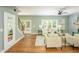 Bright living room with wood floors, and lots of natural light at 1496 Shadowrock Dr, Marietta, GA 30062