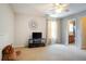 Bonus room featuring carpet flooring, a TV and access to a bathroom at 6418 Crown Forest Ct, Mableton, GA 30126