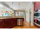 Kitchen with stainless steel appliances, granite countertops, and breakfast bar at 6418 Crown Forest Ct, Mableton, GA 30126