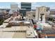 Aerial view showcasing the city skyline and surrounding urban landscape near the building at 87 Peachtree Sw St # 209, Atlanta, GA 30303
