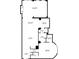 Detailed floor plan showcasing layout with kitchen, living room, bedrooms and other rooms in the apartment at 87 Peachtree Sw St # 209, Atlanta, GA 30303