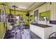 Community gym featuring exercise equipment and mirrored walls at 87 Peachtree Sw St # 209, Atlanta, GA 30303