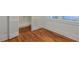 Bedroom with white walls, hardwood floors and closet at , Atlanta, GA 30306
