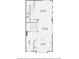 Floor plan of the main level, showing the layout of the kitchen, dining area, and living room at 2300 Whiteoak Drive Southeast Se Dr, Smyrna, GA 30080
