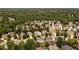 Neighborhood aerial showing residences amid verdant trees, conveying a serene, community setting at 2484 Mossy Branch Dr, Snellville, GA 30078