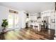 Spacious kitchen with white cabinets, stainless steel appliances, and center island at 3537 Edenridge Ct, Buford, GA 30519