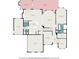 Upstairs floor plan showing kitchen, Gathering room, dining room, living room, bedrooms and garage layout at 402 Lake Point Trce, Canton, GA 30114