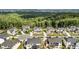New construction neighborhood features manicured lawns, contemporary home designs, and mountain backdrop at 2996 Treeside Ter, Marietta, GA 30066