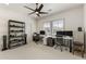 Bright, spacious home office with ample desk space, modern decor, and natural light at 2996 Treeside Ter, Marietta, GA 30066