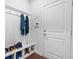Mudroom with storage for shoes and coats. Functional and organized space near the entrance at 55 Clubhouse Way, Acworth, GA 30101