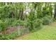 The property is surrounded by lush greenery and a sturdy chain-link fence at 3352 Northbrook Dr, Atlanta, GA 30340