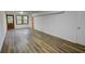 Finished basement with durable floors, freshly painted walls, and access to a private yard at 3352 Northbrook Dr, Atlanta, GA 30340