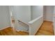 Hallway with hardwood floors leading to bedrooms at 3352 Northbrook Dr, Atlanta, GA 30340