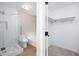 Bathroom featuring a shower, soaking tub, and open closet at 4806 Deer Chase, Powder Springs, GA 30127