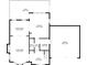 Main floor plan showcasing kitchen, living room, dining room, garage, foyer, laundry and deck at 4806 Deer Chase, Powder Springs, GA 30127