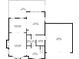 First floor plan showing the kitchen, living room, dining room, garage, and laundry spaces at 4806 Deer Chase, Powder Springs, GA 30127