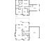 Two-story floor plan displaying the layout of the home's living spaces and bedrooms at 4806 Deer Chase, Powder Springs, GA 30127