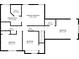 Detailed floor plan showcasing the layout of bedrooms, bathrooms, and closet spaces at 4806 Deer Chase, Powder Springs, GA 30127