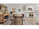 Cozy dining area adjacent to the kitchen, featuring hardwood floors at 512 Plantation Blvd, Lawrenceville, GA 30046