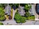 Aerial view of a home with mature trees, lush backyard, and street view at 1405 May Se Ave, Atlanta, GA 30316