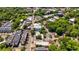 High-angle view captures a mix of residential and commercial buildings surrounded by lush greenery at 1405 May Se Ave, Atlanta, GA 30316