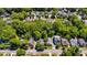 Birds eye view of charming homes nestled among mature trees in a quiet residential neighborhood at 1405 May Se Ave, Atlanta, GA 30316