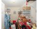 Walk-in closet with adjustable shelves and storage space at 2191 Rockbridge Rd # 103, Stone Mountain, GA 30087