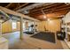 Spacious unfinished basement, providing ample storage or the potential for a customized living space at 3707 Dunwoody Club Dr, Atlanta, GA 30350