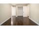 Bedroom with a closet, and beautiful hardwood floors at 1207 Ellington Dr, Morrow, GA 30260
